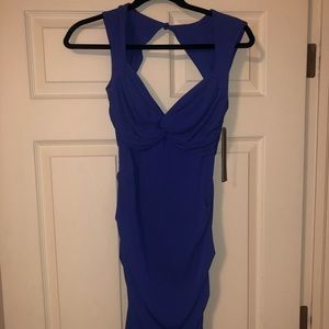 Nicole Miller blue cocktail dress